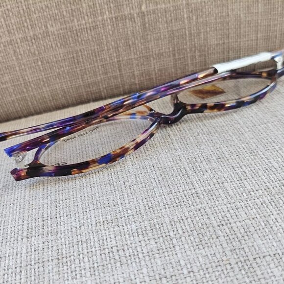 Marvel Classic Women Eyeglasses Frame 55 VIOLET 50[]17 140 New with defect - Picture 6 of 13